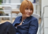 Mary Portas, sitting in a sunny room, wearing a blue shirt Mary Portas, sitting in a sunny room, wearing a blue shirt