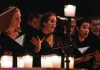 A choir surrounded by glowing candles A choir surrounded by glowing candles