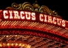 A lit up sign reading "Circus Circus" A lit up sign reading "Circus Circus"
