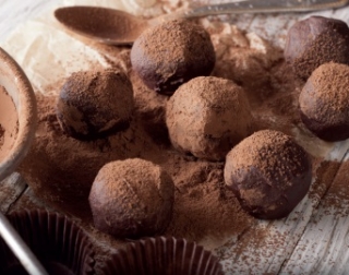 Truffles on a table Truffles on a table
