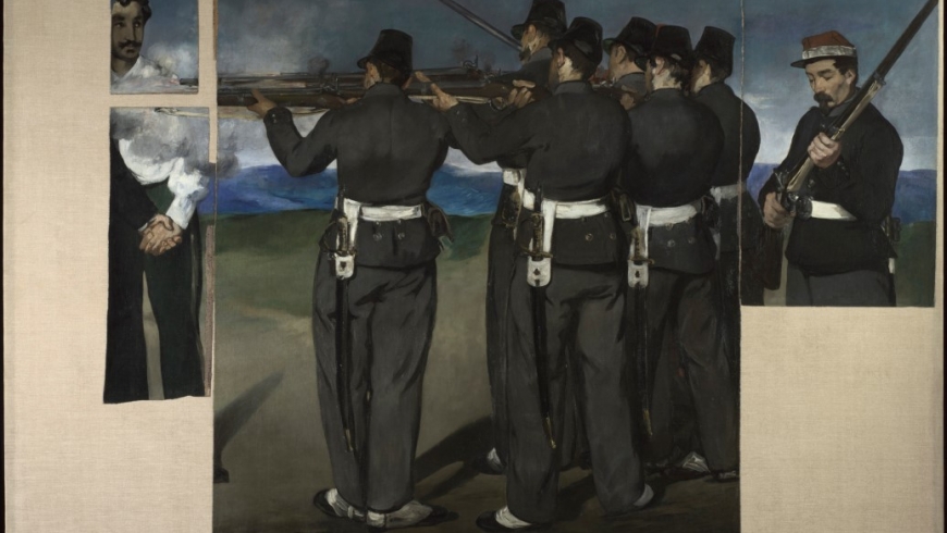 Edouard Manet (1832–1883) The Execution of Maximilian about 1867–8 Oil on canvas 193 x 284 cm The National Gallery, London Edouard Manet (1832–1883) The Execution of Maximilian about 1867–8 Oil on canvas 193 x 284 cm The National Gallery, London