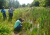 Students photographing the wildlife on Warwick University campus Students photographing the wildlife on Warwick University campus