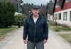 Actor Rolf Lassgård standing in the middle of a driveway Actor Rolf Lassgård standing in the middle of a driveway