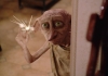 House-elf Dobby snapping his fingers House-elf Dobby snapping his fingers