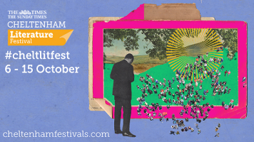 A poster for the Cheltenham Literature Festival A poster for the Cheltenham Literature Festival