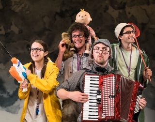 We're Going on a Bear Hunt theatre cast We're Going on a Bear Hunt theatre cast