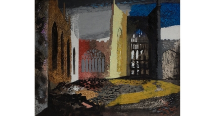 John Piper (1903-1992) Interior of Coventry Cathedral, the morning after the Blitz, 1940 Oil on canvas laid on board Herbert Art Gallery & Museum, Coventry, UK / Bridgeman Images John Piper (1903-1992) Interior of Coventry Cathedral, the morning after the Blitz, 1940 Oil on canvas laid on board Herbert Art Gallery & Museum, Coventry, UK / Bridgeman Images