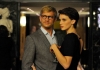 A young man and woman dressed elegantly and leaning one on the other A young man and woman dressed elegantly and leaning one on the other