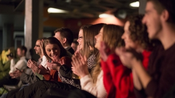 Audiences applaud and laugh. Audiences applaud and laugh.