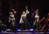 Three female dancers in flamenco clothes Three female dancers in flamenco clothes