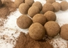 A selection of dusted chocolate truffles A selection of dusted chocolate truffles
